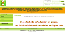 Tablet Screenshot of famhermann.pdhsoft.de